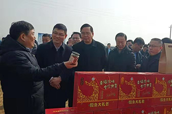 樂陵市觀摩團蒞臨恒運能源集團企業(yè)農業(yè)產業(yè)清洋湖就鄉(xiāng)村振興工作進行觀摩