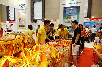 相約樂陵 棗贏未來 棗博會(huì)現(xiàn)場百棗綱目（集團(tuán)）展位客商云集