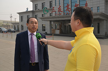 恒運能源集團董事局主席李長云接受天津濱海電視臺采訪